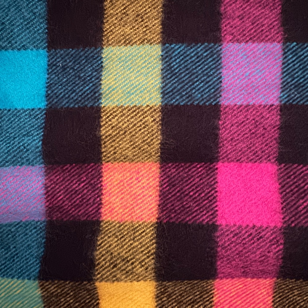 🌷Colorful Checked Pattern Scarf - Picture 2 of 5